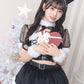 ※今期完売※《JamsCollection着用》コスプレ ねこ サンタ クリスマス リリパレ ルナキャット レディース フリーサイズ ブラック【クリアストーン】♡