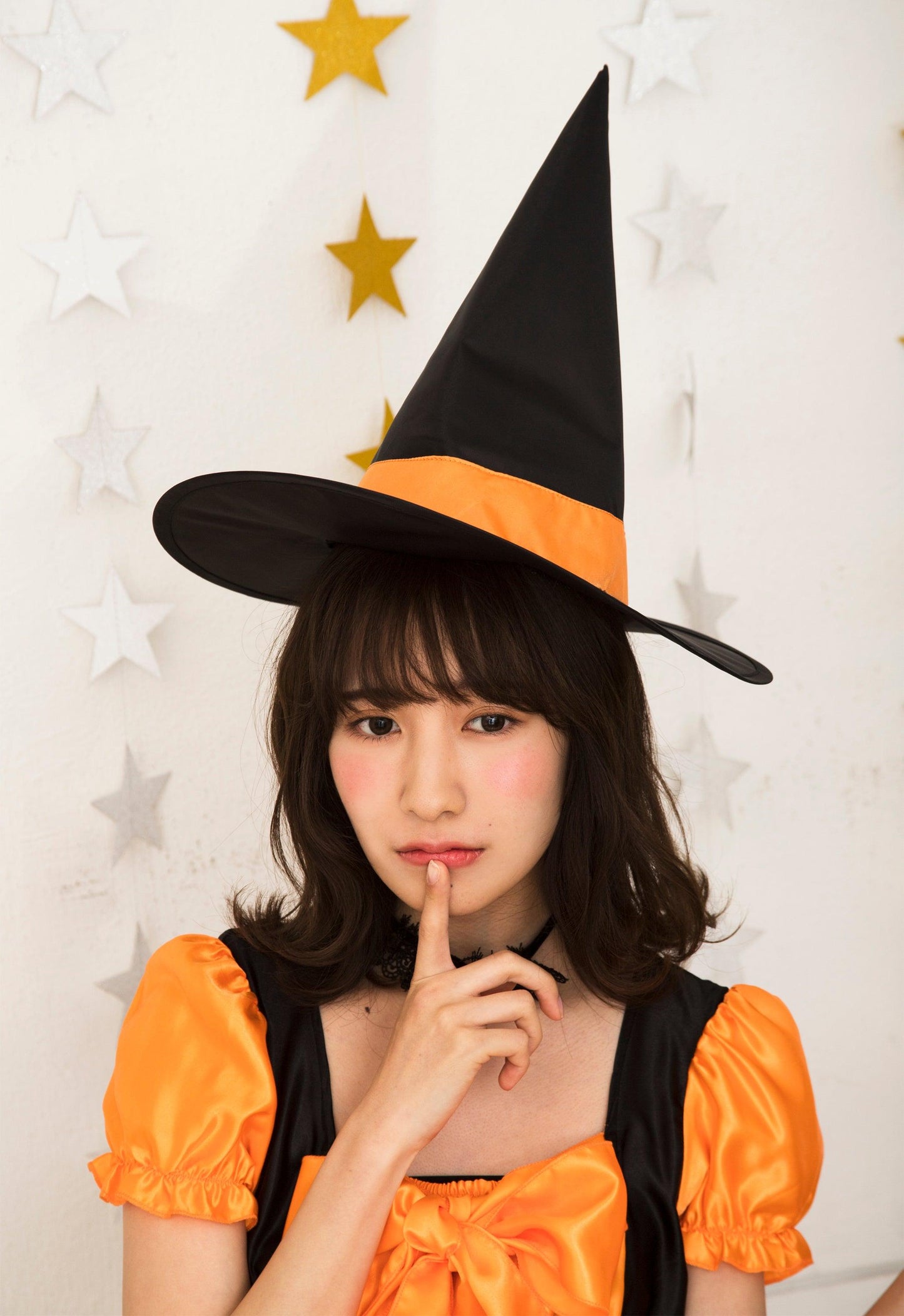 コスプレ ハロウィン 魔女 ウィッチ デコリボンウィッチ レディース フリーサイズ オレンジ/パープル 【クリアストーン】 - clearstone(クリアストーン)公式オンラインストア