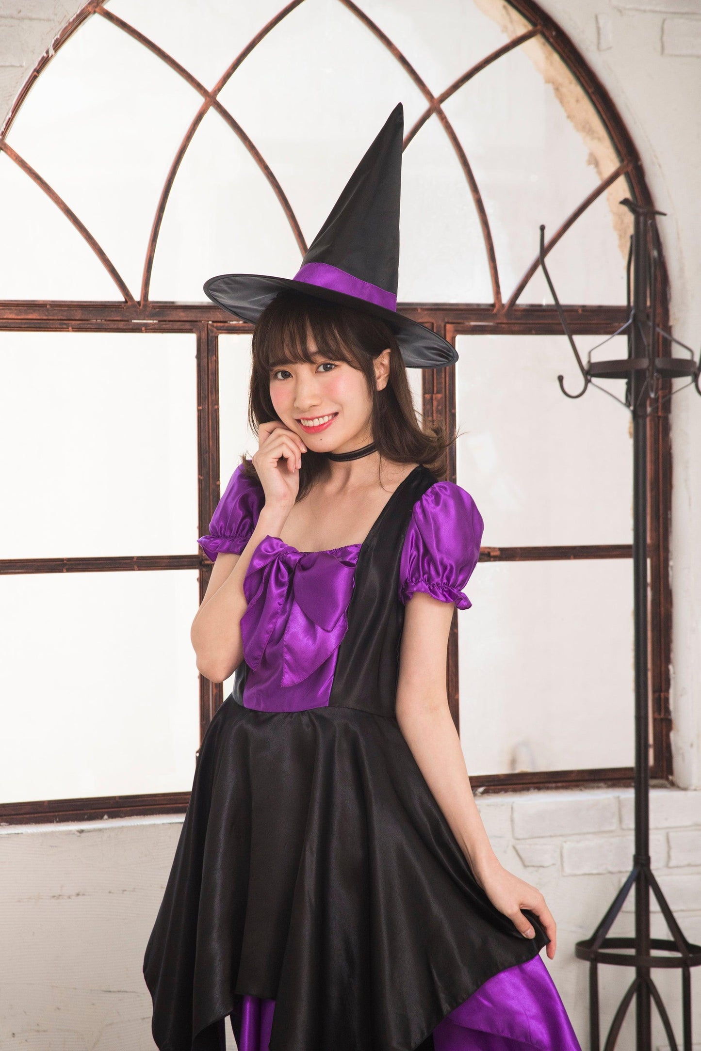 コスプレ ハロウィン 魔女 ウィッチ デコリボンウィッチ レディース フリーサイズ オレンジ/パープル 【クリアストーン】 - clearstone(クリアストーン)公式オンラインストア